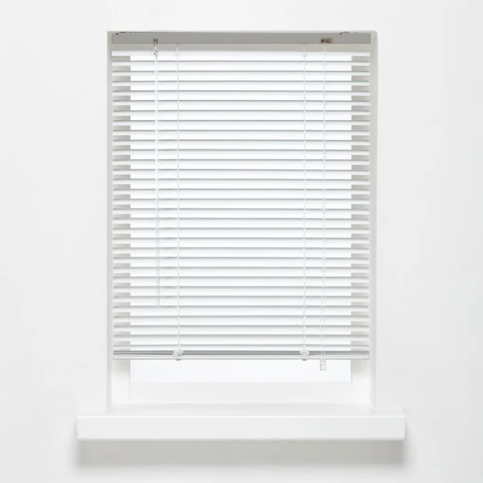 Aluminium Jaloezie Jade Wit 25mm 180x175 Cm|Kwantum Discount