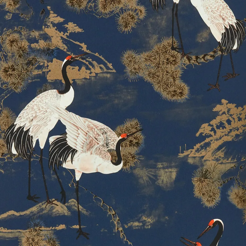 Behang Anna Blauw|Kwantum Sale