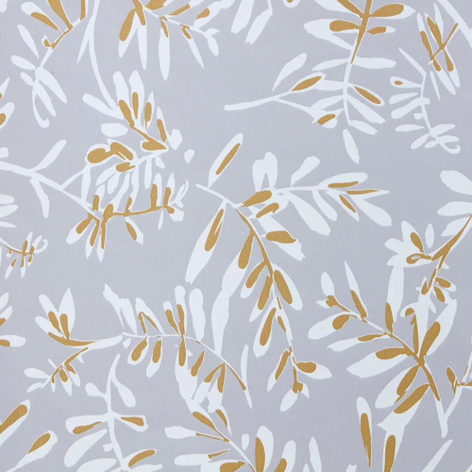 Behang Bloss Grijs/Oker|Kwantum Best