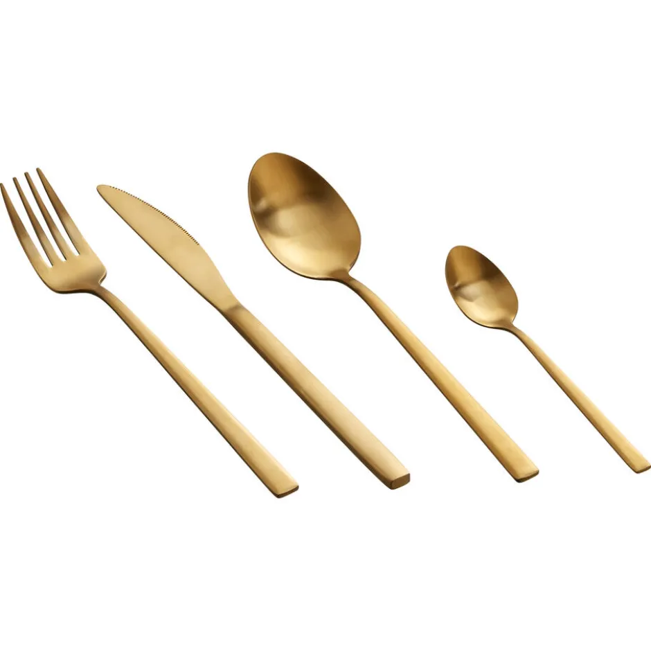 Bestekset 16-Delig Goud|Kwantum New
