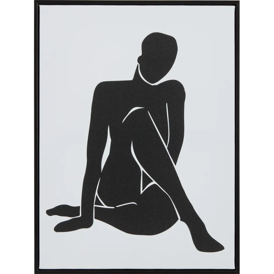 Canvas Woman Zwart|Kwantum Online