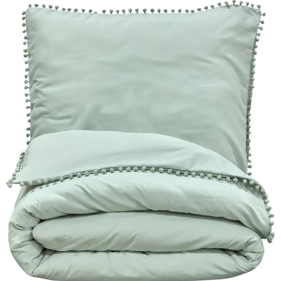 Dekbedovertrek Daisy Groen - 200x220 Cm|Kwantum Hot