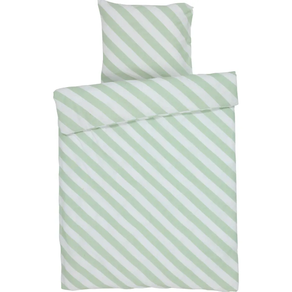 Dekbedovertrek Riley - Groen 140x220 Cm|Kwantum Hot