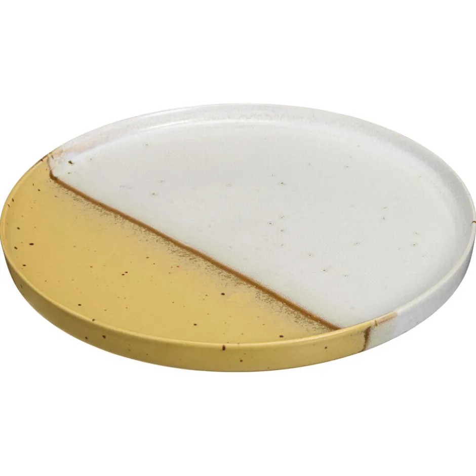Dinerbord Ivo Oker - ⌀26,8cm|Kwantum Outlet