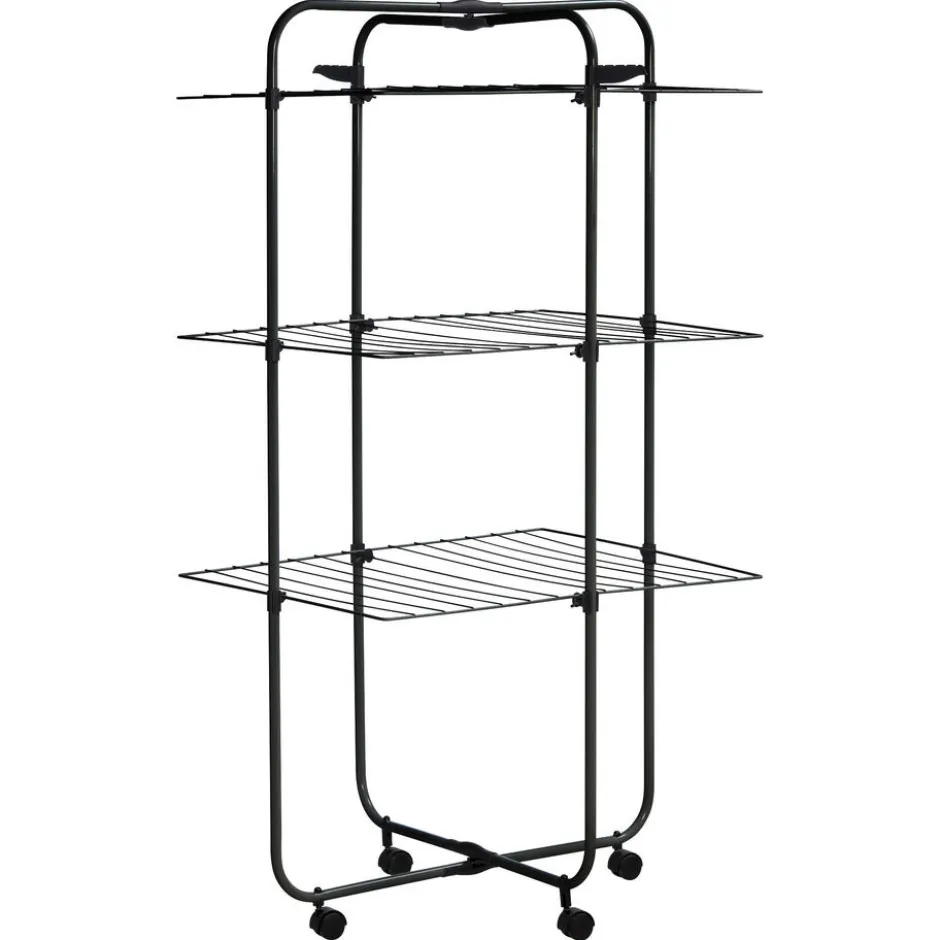 Droogtoren 3 Laags Zwart|Kwantum Discount