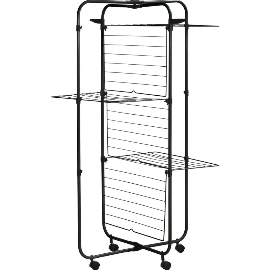 Droogtoren 3 Laags Zwart|Kwantum Discount