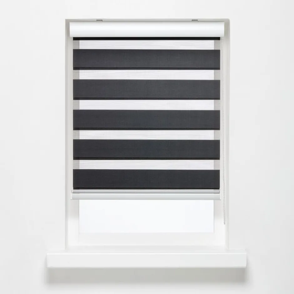 Duo Rolgordijn Eva Antraciet 100x175 Cm|Kwantum Hot