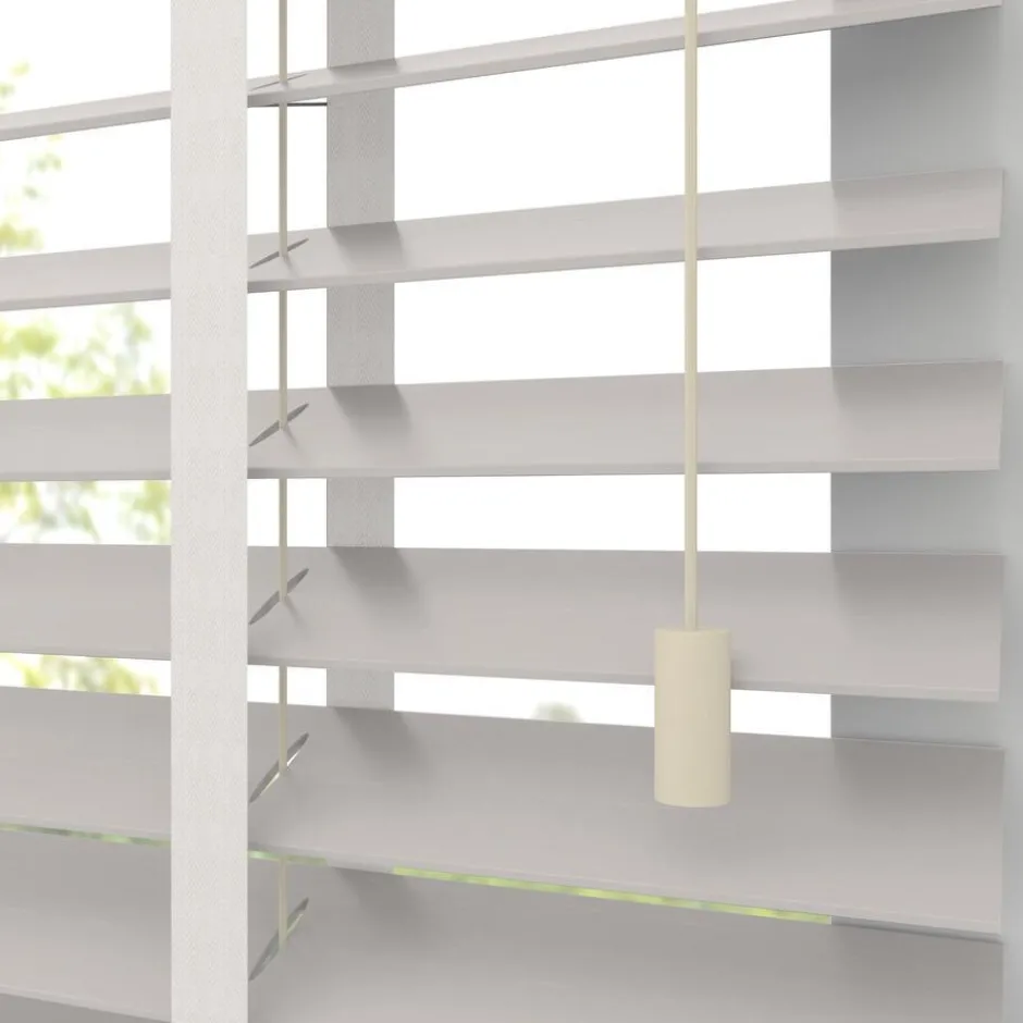 Fenstr Bamboe Jaloezie Wessel Off White 50mm|Kwantum Hot