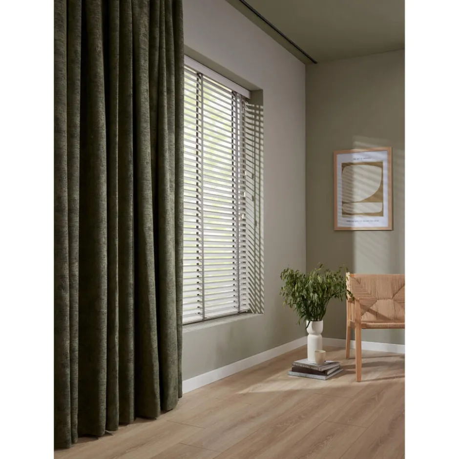 Fenstr Bamboe Jaloezie Wessel Off White 50mm|Kwantum Hot