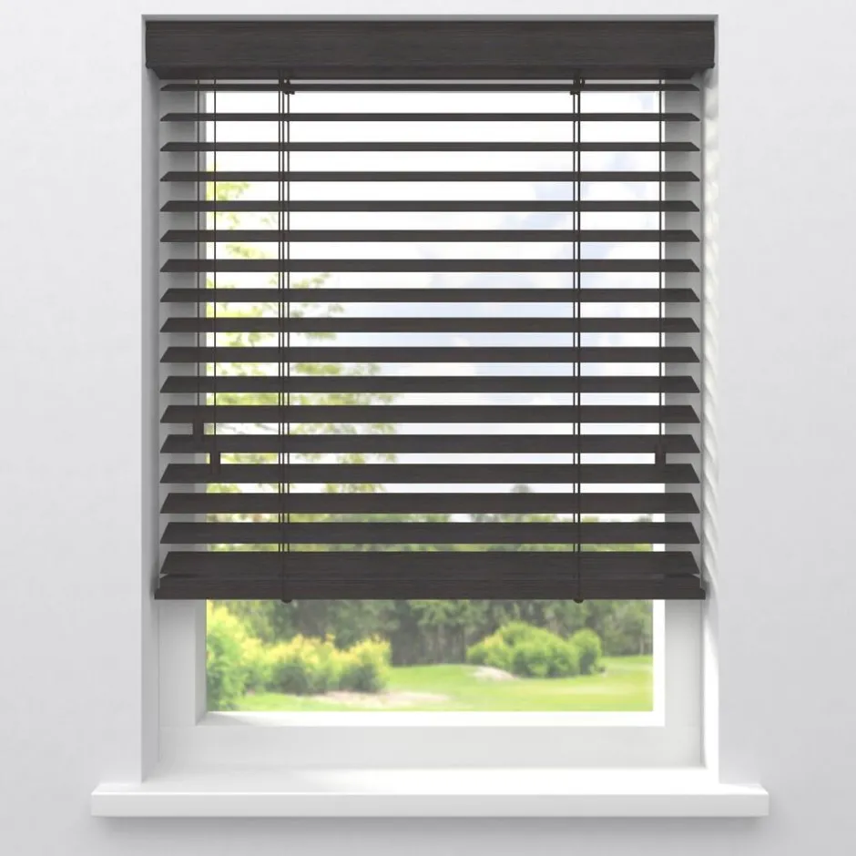 Fenstr Bamboe Jaloezie Wietze Bruin 50mm|Kwantum Sale