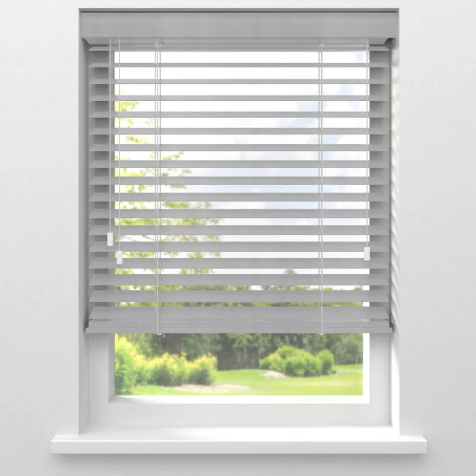 Fenstr Bamboe Jaloezie Wessel Wit 50mm|Kwantum Online