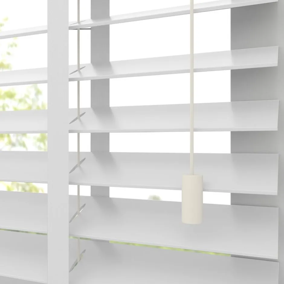 Fenstr Houten Jaloezie Hein Off-White 50mm|Kwantum Best