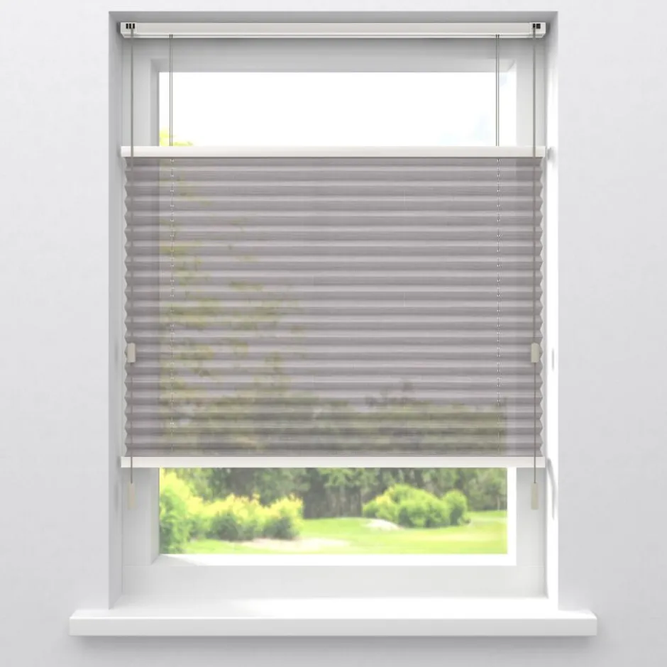 Fenstr Plissé Fenna Cappucino Transparant|Kwantum Hot