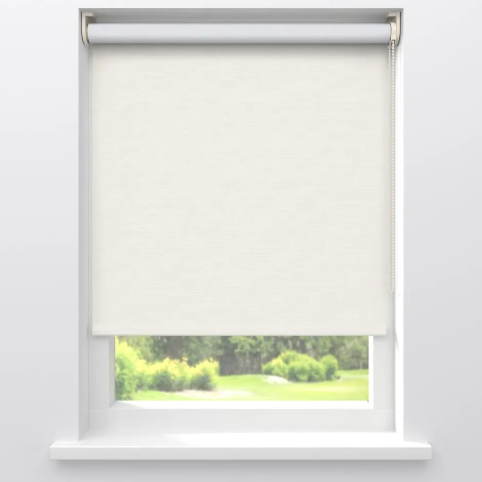 Fenstr Rolgordijn Lynn Off-White Verduisterend|Kwantum Discount