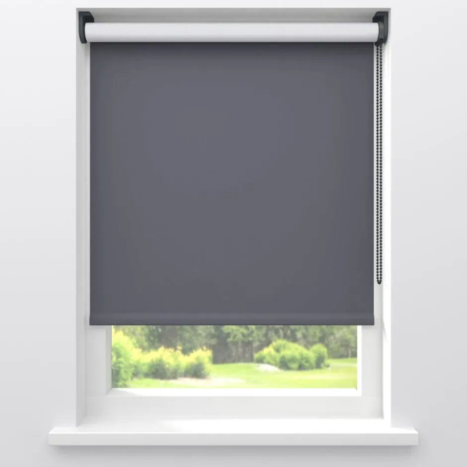Fenstr Rolgordijn Noor Grijs Verduisterend|Kwantum Fashion