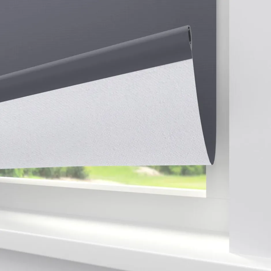 Fenstr Rolgordijn Noor Grijs Verduisterend|Kwantum Fashion