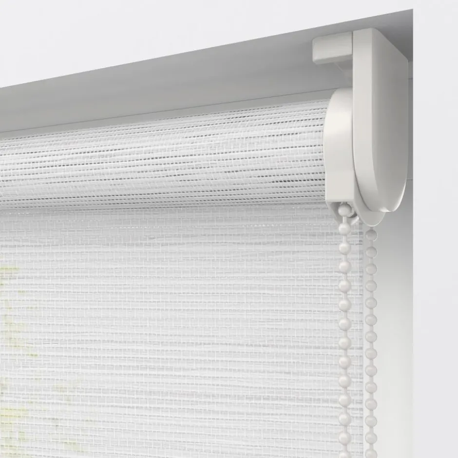 Fenstr Rolgordijn Fleur Wit Transparant|Kwantum Clearance