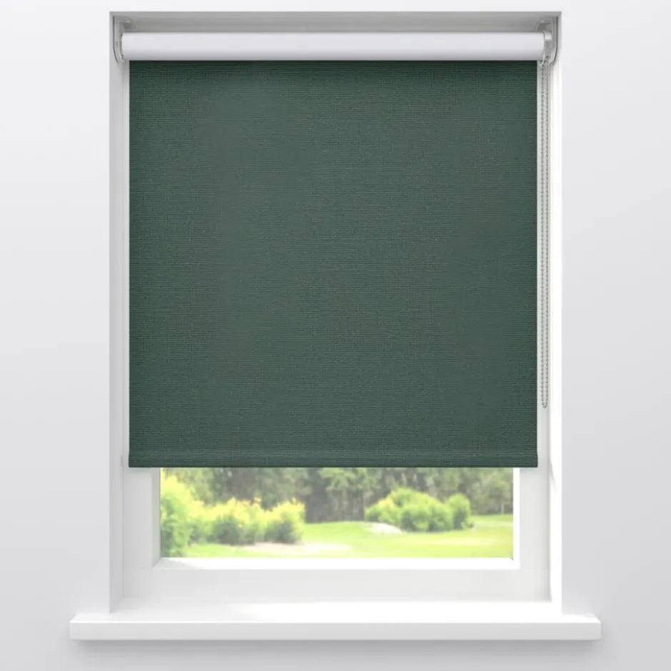 Fenstr Rolgordijn Noor Donker Groen Verduisterend|Kwantum Discount