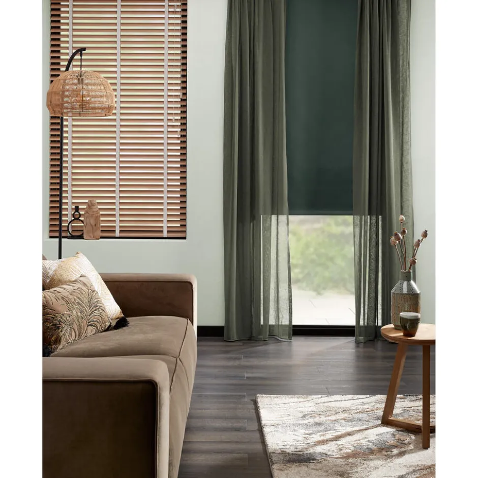 Fenstr Rolgordijn Noor Donker Groen Verduisterend|Kwantum Discount