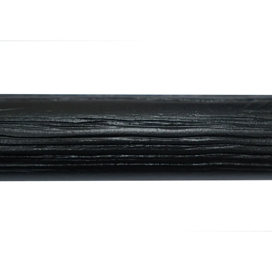 Gordijnroede 200cm Zwart Hout Ø28mm|Kwantum Outlet
