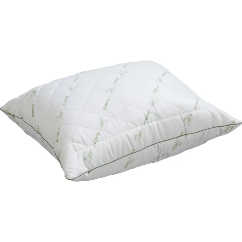Hoofdkussen Bamboe Wit|Kwantum Fashion