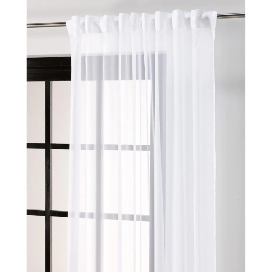Kant En Klaar Gordijn Hestia Wit|Kwantum Fashion
