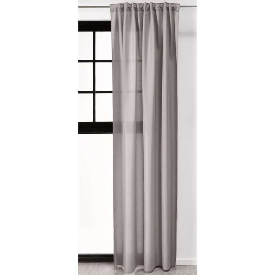 Kant En Klaar Gordijn Charon Lichtgrijs|Kwantum Fashion