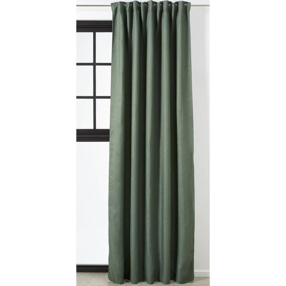 Kant En Klaar Gordijn Ziva Donkergroen|Kwantum Discount