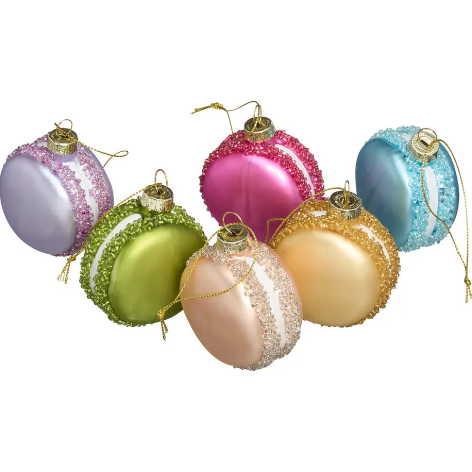 Kerstballen Macaron Multicolor - 6 Stuks|Kwantum Discount