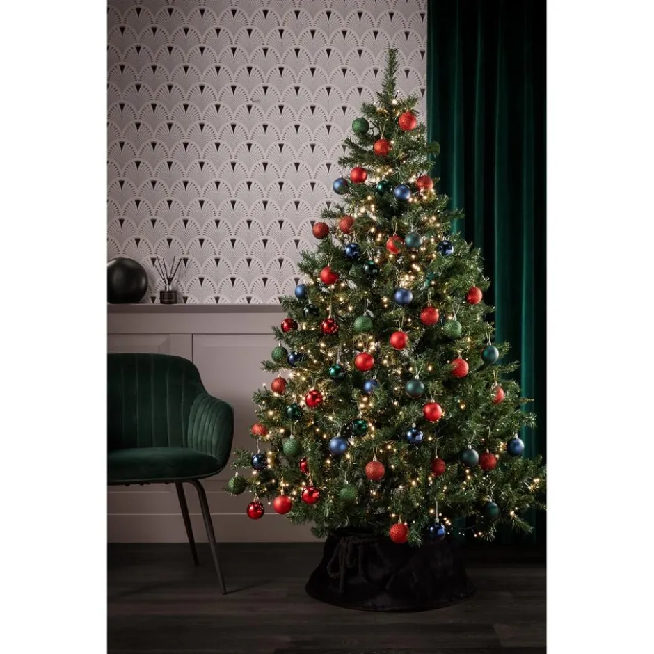 Kerstboomrok Velours Zwart|Kwantum Discount