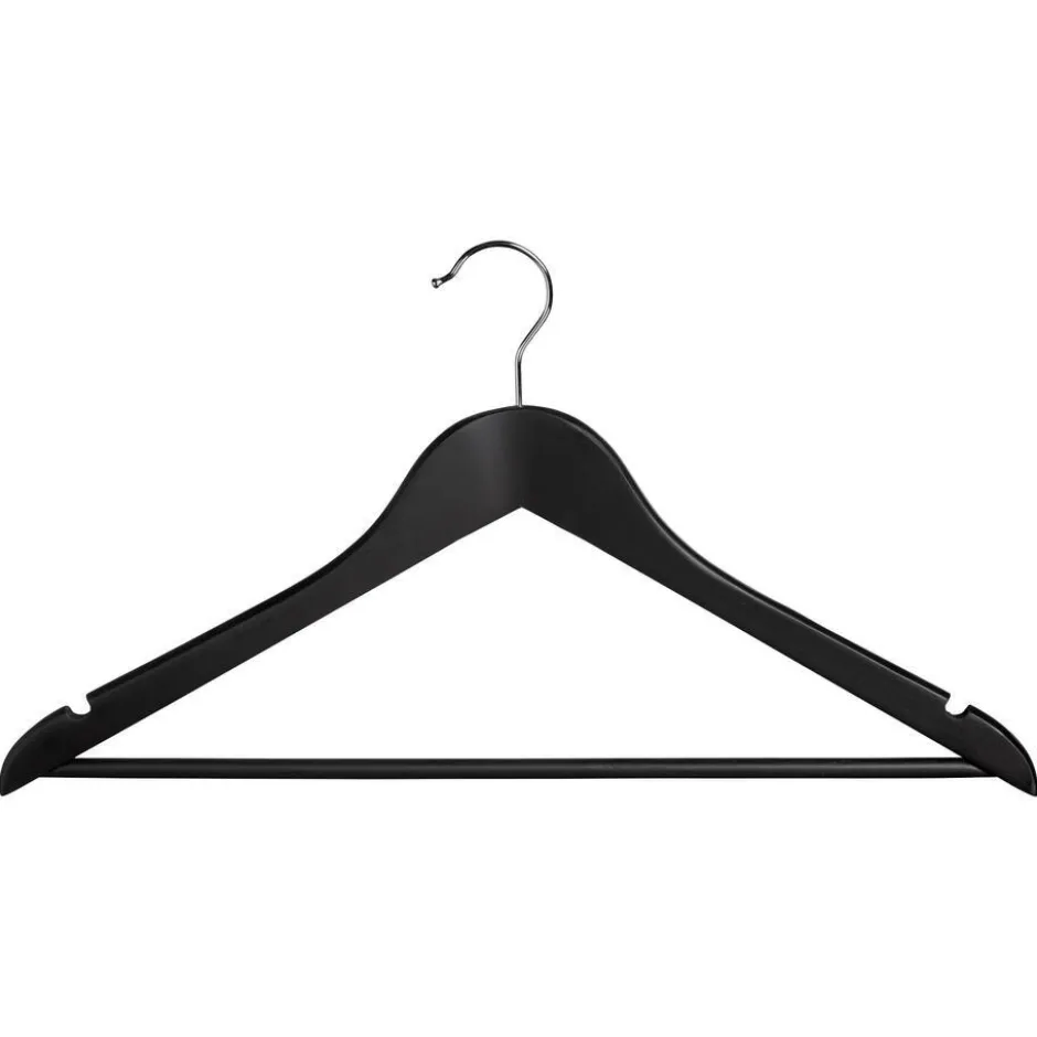 Kledinghanger Hout Zwart|Kwantum Outlet