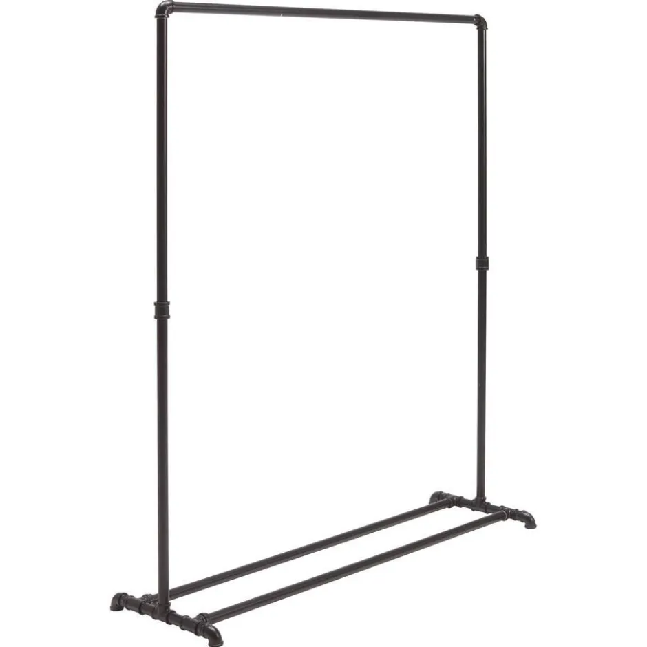 Kledingrek Steigerbuis Zwart|Kwantum Outlet