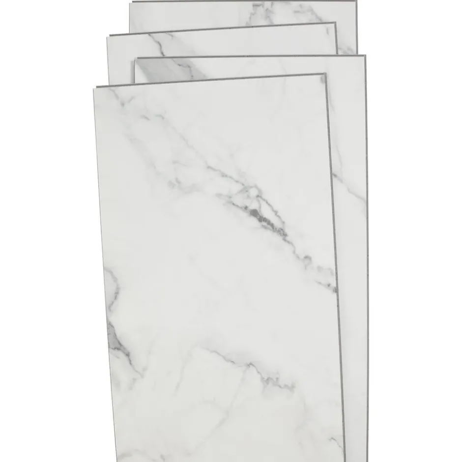 Klik PVC Marble Wit Tegel XL Plank|Kwantum Clearance