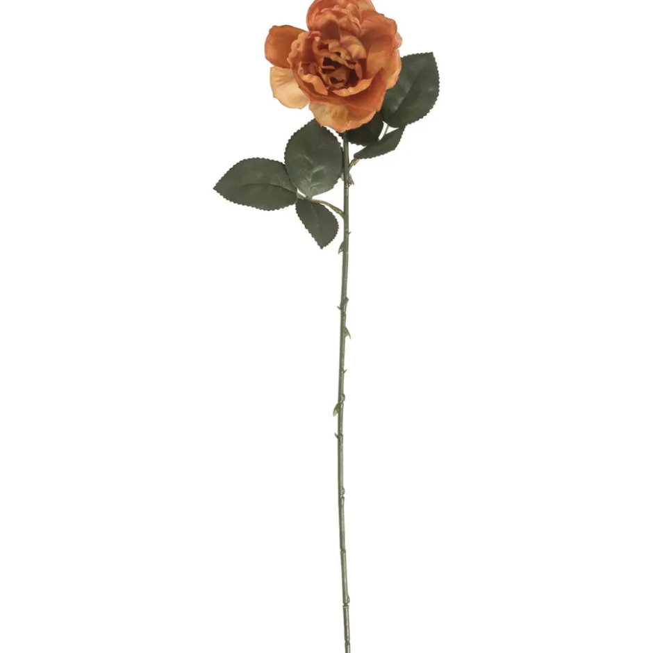 Kunstbloem Roos Terra|Kwantum Clearance