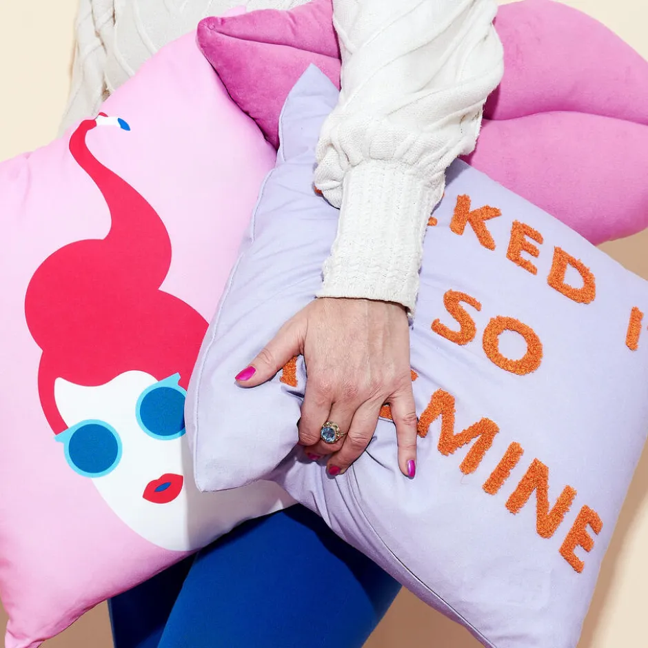 Kussen Mine Paars 45x45 Cm|Kwantum Outlet