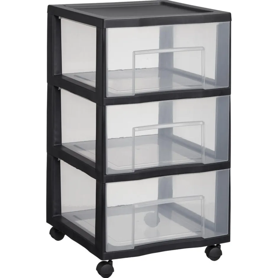 Ladekast Op Wielen Zwart XL|Kwantum Online