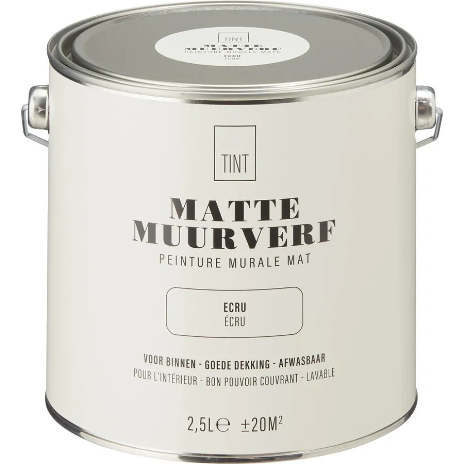 Muurverf Mat Ecru 2.5 L|Kwantum Fashion