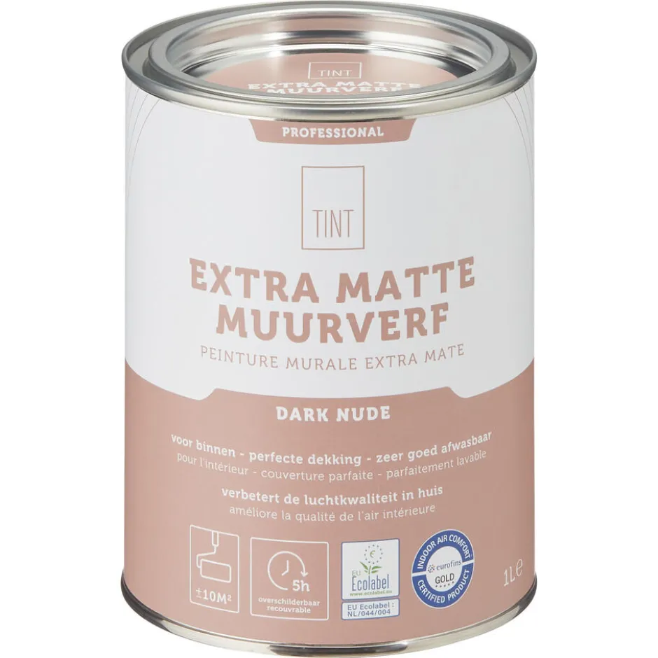 Muurverf Professional Dark Nude 1 L|Kwantum Hot
