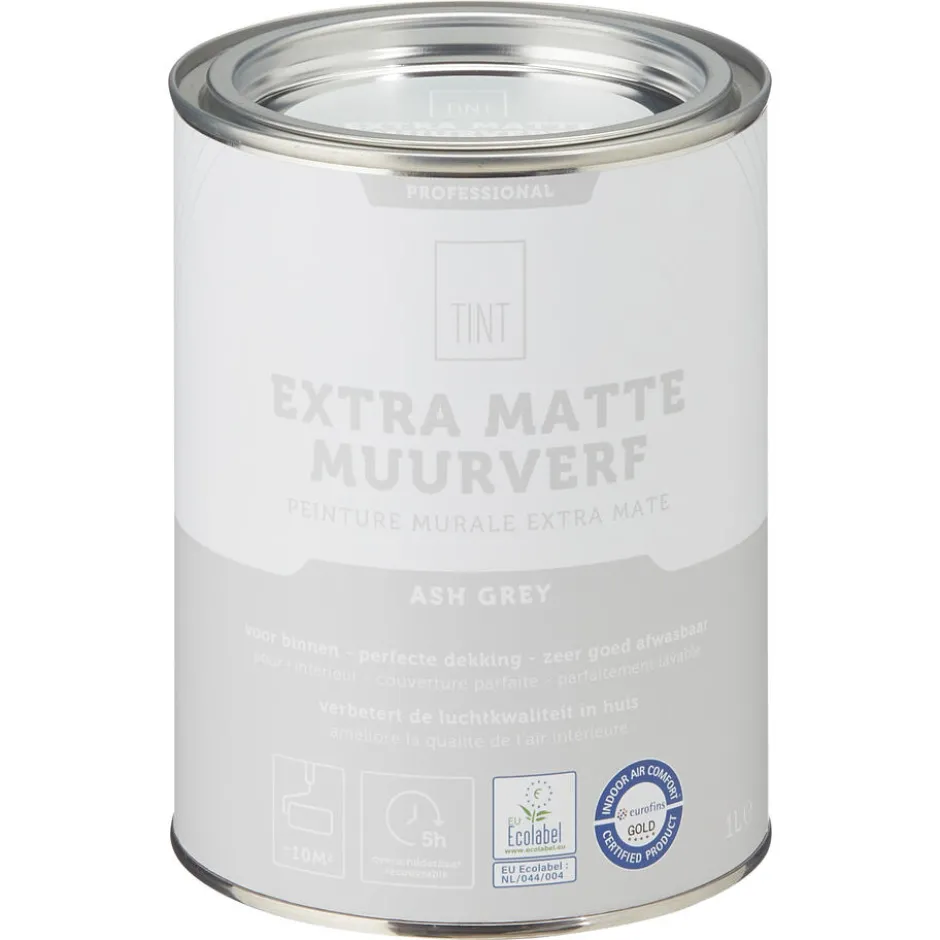 Muurverf Professional Ash Grey 1 L|Kwantum Discount