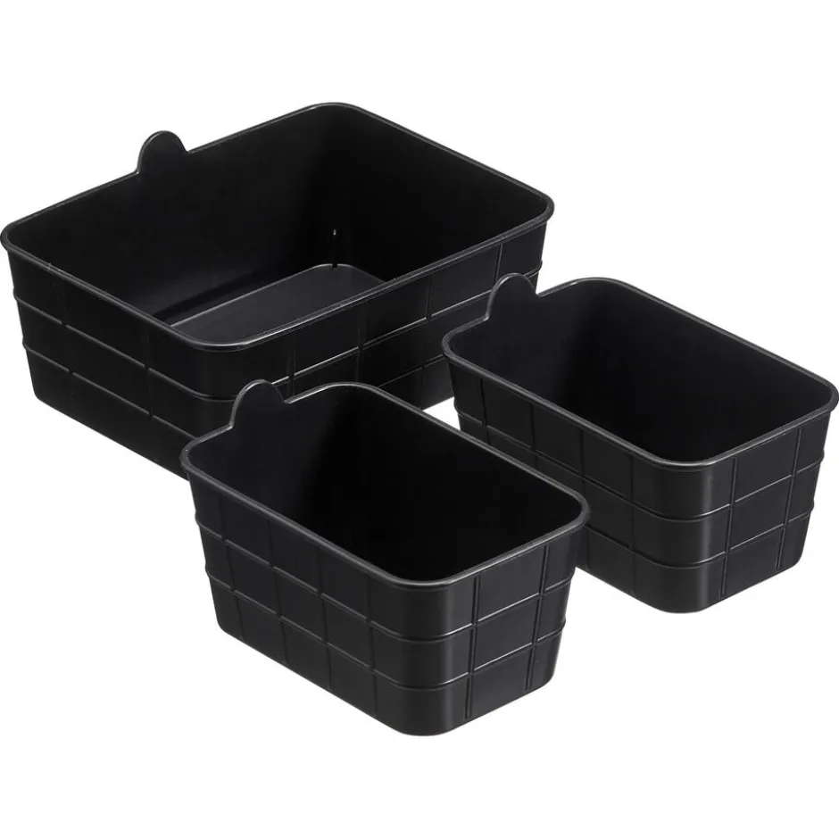 Opbergmand Mini S/3 Zwart|Kwantum Online