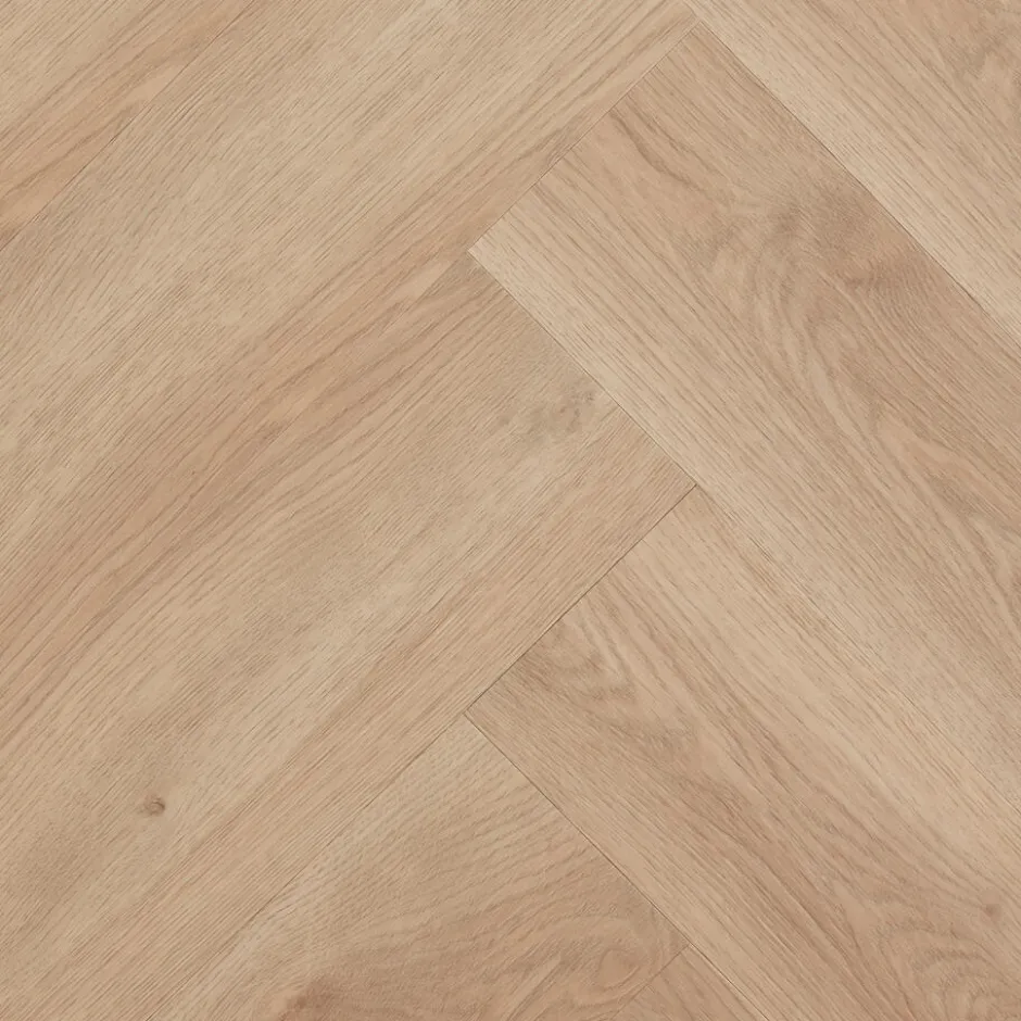 Plak PVC Camrose Beige Eiken Visgraat|Kwantum Discount