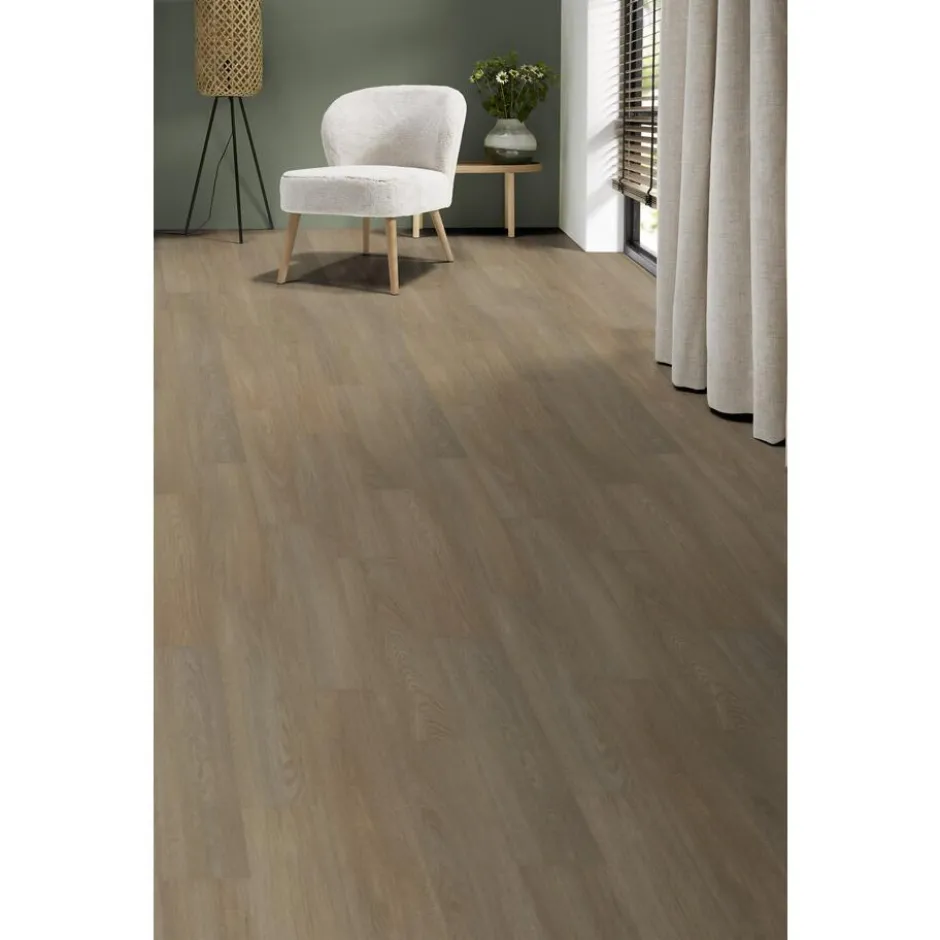 Plak PVC Sumner Donker Eiken Visgraat|Kwantum Outlet