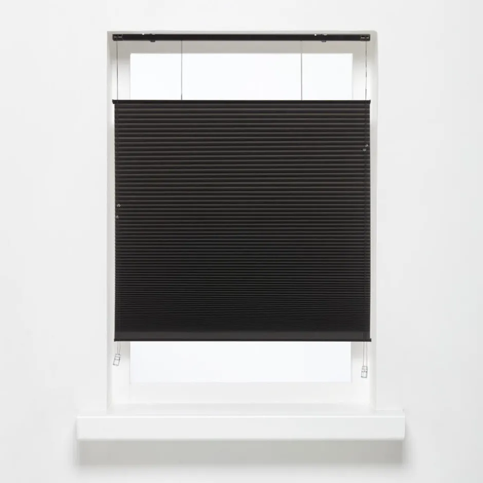 Plisségordijn Dae Zwart 80x175 Cm|Kwantum Fashion