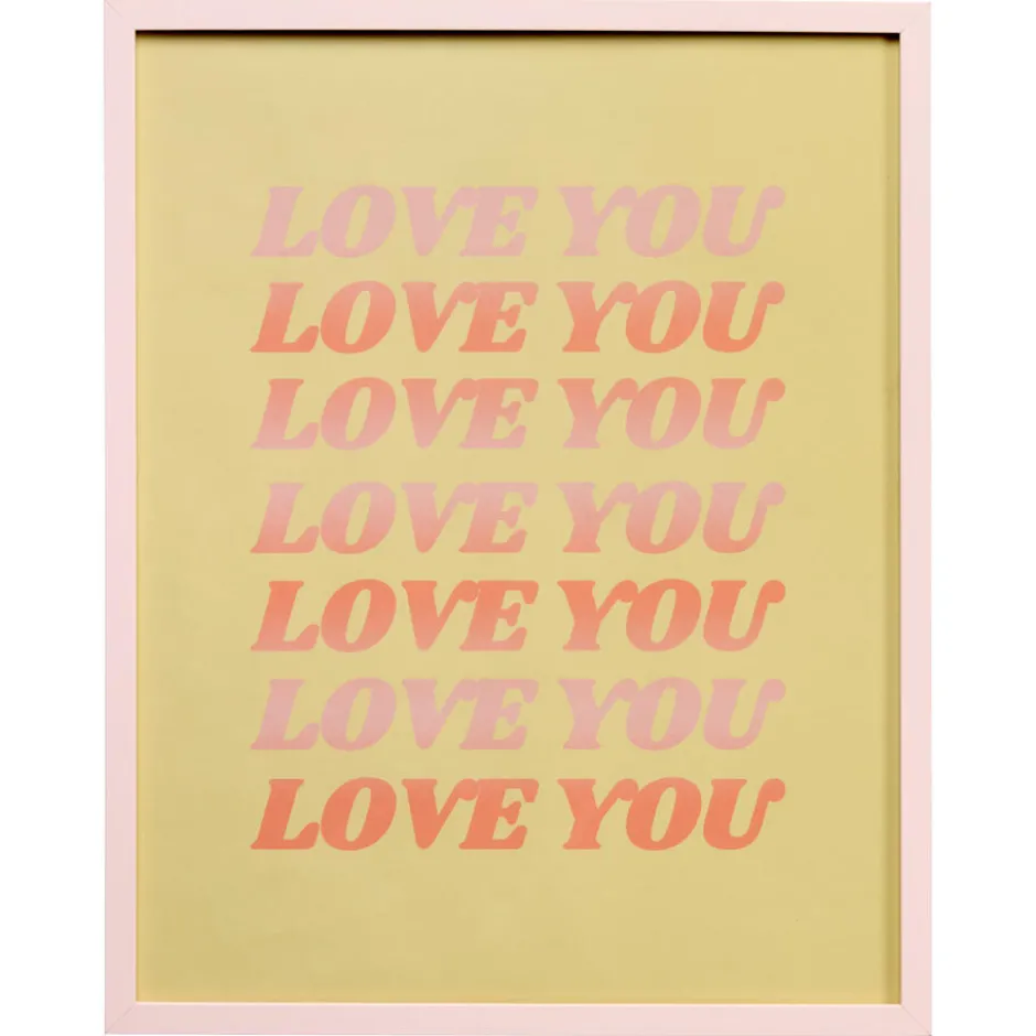 Poster Love You 40x50 Cm|Kwantum Sale