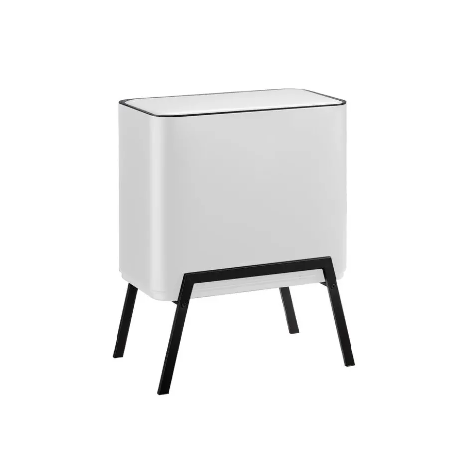 Prullenbak Op Pootjes 25+12+5 Liter Beige|Kwantum Clearance