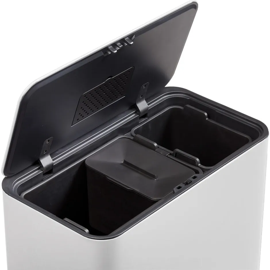 Prullenbak Op Pootjes 25+12+5 Liter Beige|Kwantum Clearance