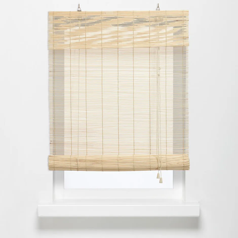 Rolgordijn Bamboe Naturel 90x160 Cm|Kwantum Outlet