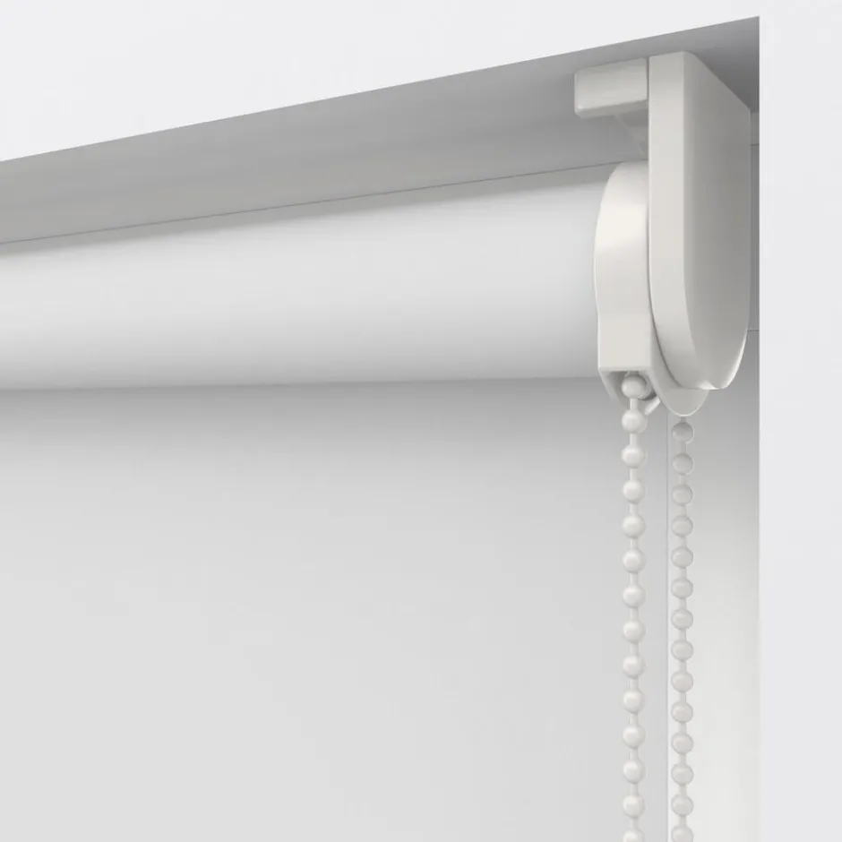 Rolgordijn Mila Wit Verduisterend|Kwantum Discount