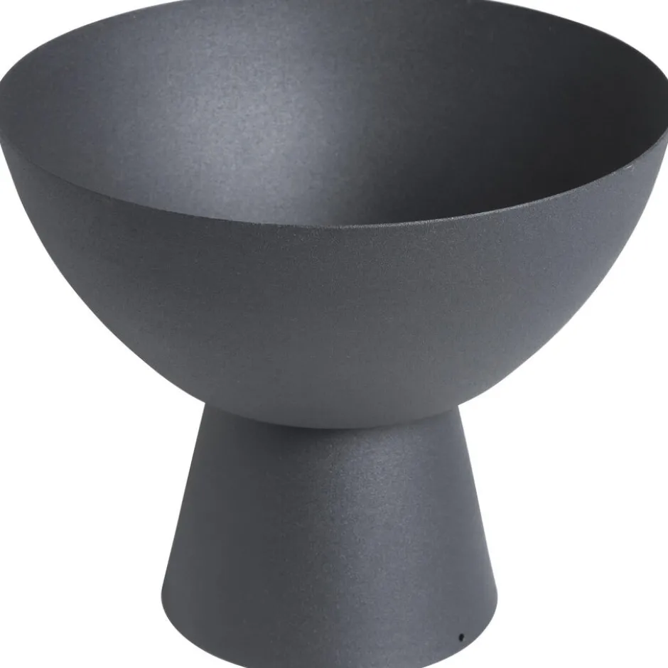 Schaal Op Voet Esthetic Metaal Zwart ø 20 Cm|Kwantum Online