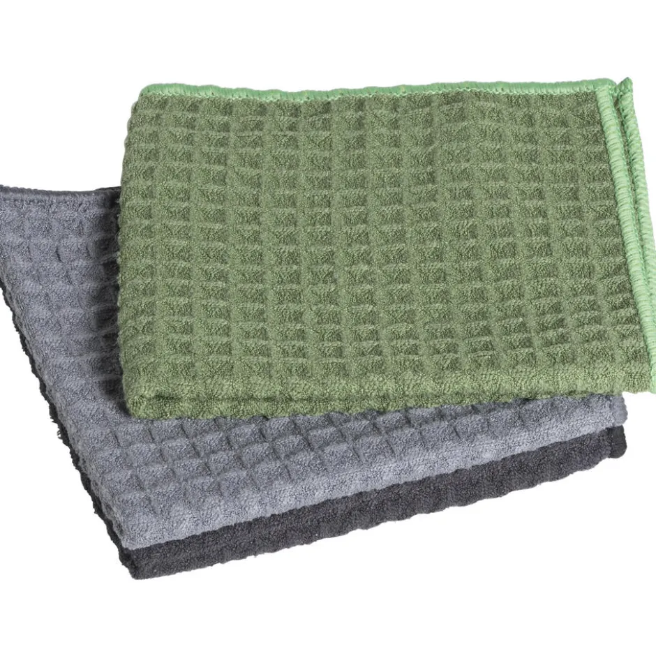 Schoonmaakdoek Leger/Groen - 3 Stuks|Kwantum Best